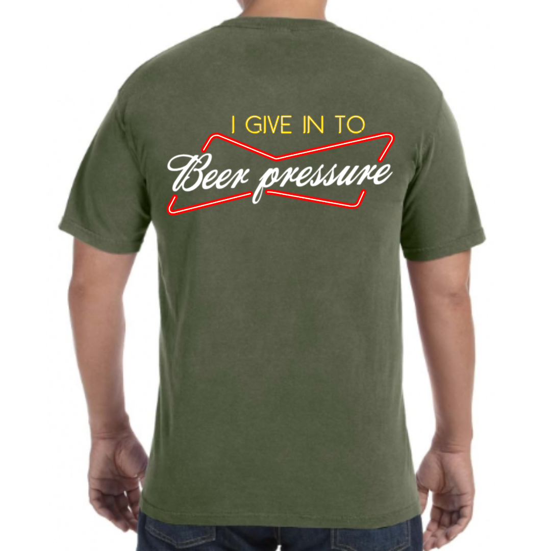 NEON "Beer Pressure" Graphic Tee (Comfort Colors)