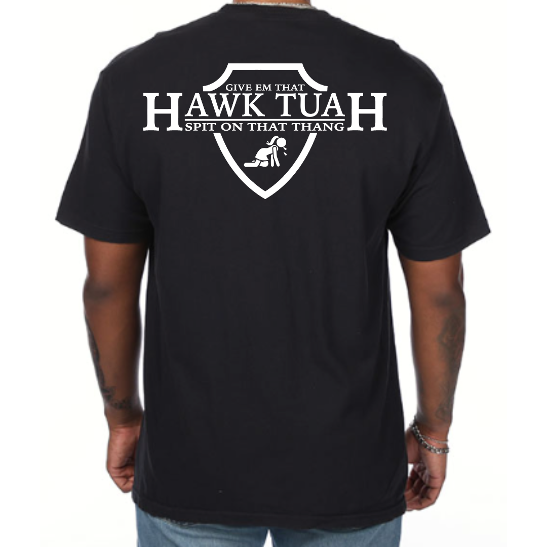 "Hawk Tuah Shield" Graphic Tee (Comfort Colors)