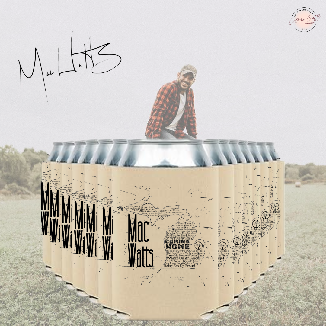 Mac Watts Coming Home koozie