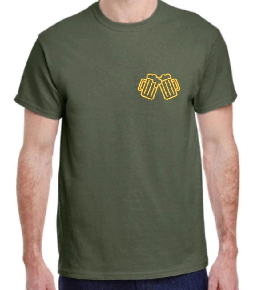 NEON "Beer Pressure" Graphic Tee (Gildan Heavyweight Cotton)