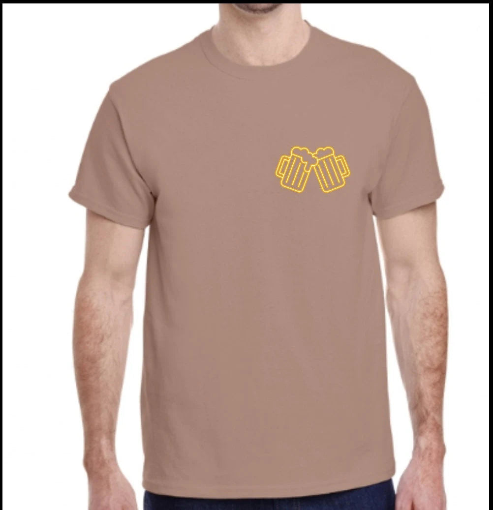 NEON "Beer Pressure" Graphic Tee (Gildan Heavyweight Cotton)