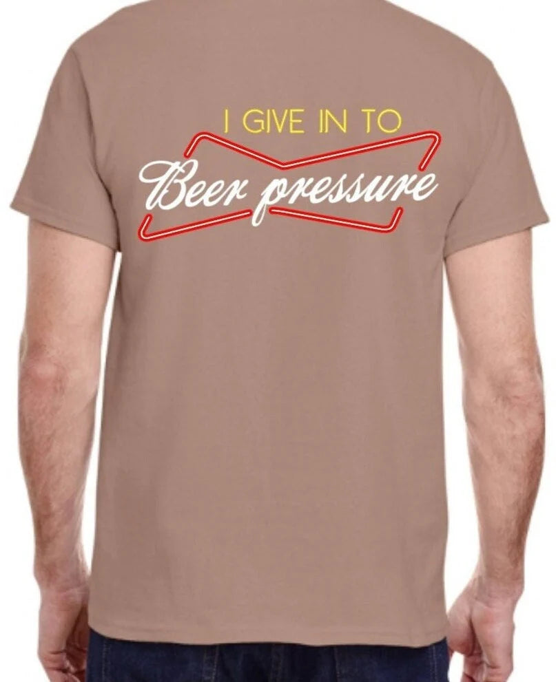 NEON "Beer Pressure" Graphic Tee (Gildan Heavyweight Cotton)
